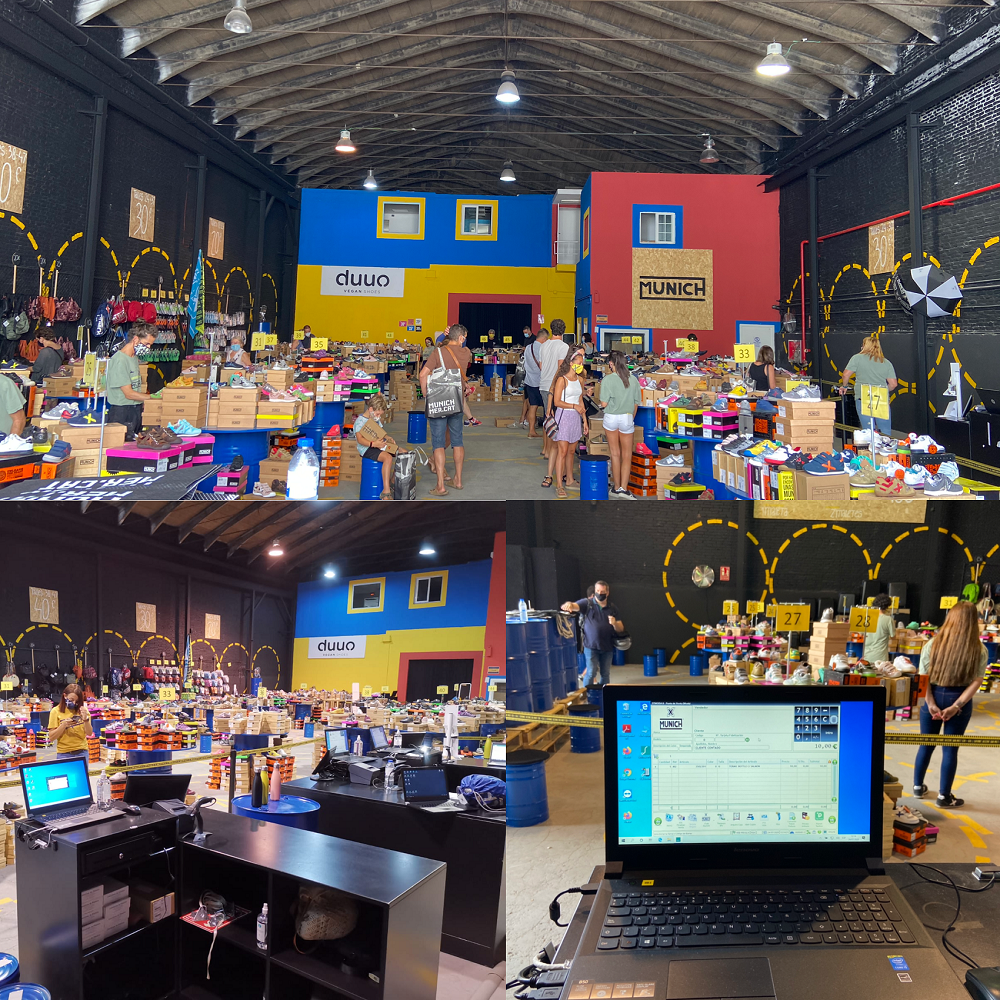 Status2Software's tweet photo. Poder acompañar a nuestros clientes en cualquier tipo de evento es una prioridad. Como es el caso del evento  X-CLUB, la #PopupStore que abrió @munichsports la semana pasada donde implantamos #STMODA para la gestión de todas sus operaciones. #retailtech #retail #TPV  #POS https://t.co/J7eZl598BR