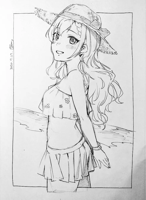 久川のはーちゃん。アンケありがとうございました!しぶりんは夜に描きます☺ 
