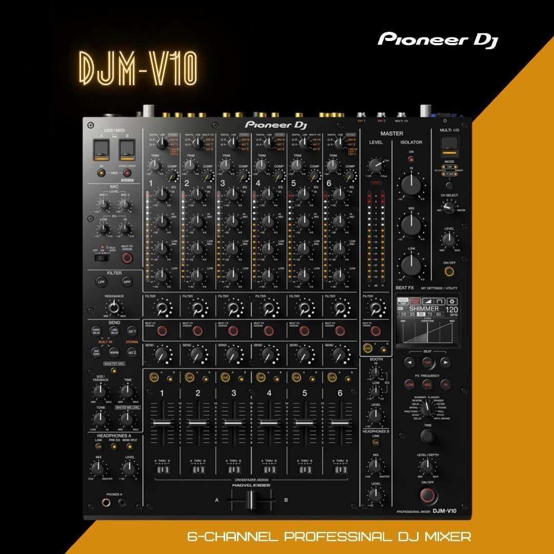 PioneerDJ_HR's tweet photo. CRAFT YOUR SOUND
Pioneer DJ DJM-V10 Mixer
📩 E-mail: amadeus@pioneer.hr
📩 E-mail: info@pioneer.hr
🔗 Webshop: https://t.co/q47XmnQ9eq
#PioneerDJHrvatska #PioneerDJ #DJMV10 #DJM #V10 #6Channel #CraftYourSound #Series #New #DJLife #DJing #DJS #DJ #Clubs #Music #Dance #Party https://t.co/vstBhCwSAp
