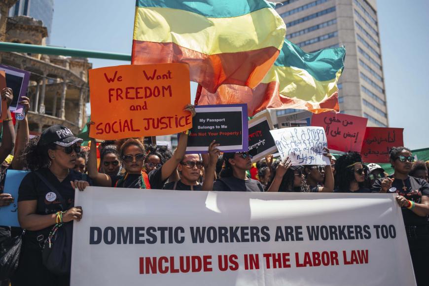  #Lebanon should  #AbolishKafala - a system that traps 10000s of migrant domestic workers in potentially harmful situations by tying their legal status to their employer, enabling abusive conditions amounting at worst to modern-day slavery.  https://www.hrw.org/news/2020/07/27/lebanon-abolish-kafala-sponsorship-system