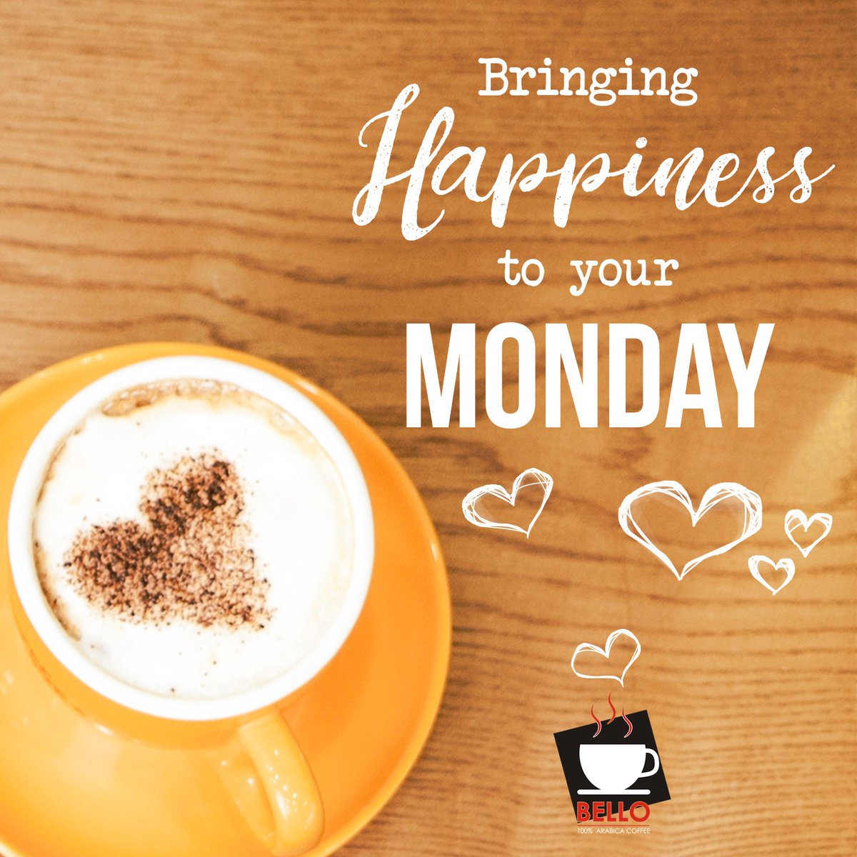 bello_coffee's tweet photo. Bringing happiness to you this Monday morning! ☀️

Download the Del Forno app, available on Android &amp; Apple and get ordering. Del Forno stores deliver.😁

Read up more on Bello Coffee:
https://t.co/PVTH3RXzXm

#BelloCoffee #DelForno #LoveForCoffee #coffee #coffeetime #coffeelover https://t.co/AZLhMrY7qz