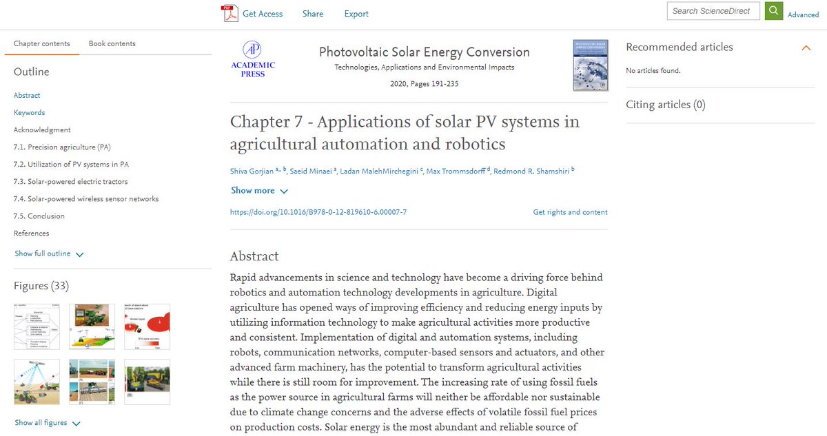 RShamshiri's tweet photo. #AdaptiveAgroTech #Solar Powered #LPWAN Sensors in commercial farms in Germany
Applications of solar PV systems in agricultural automation and robotics
https://t.co/v1qjP20Tcd https://t.co/IfyQ3EFKFa
