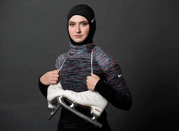 زهرة لاري - بطلة الإمارات في رياضة التزلج.