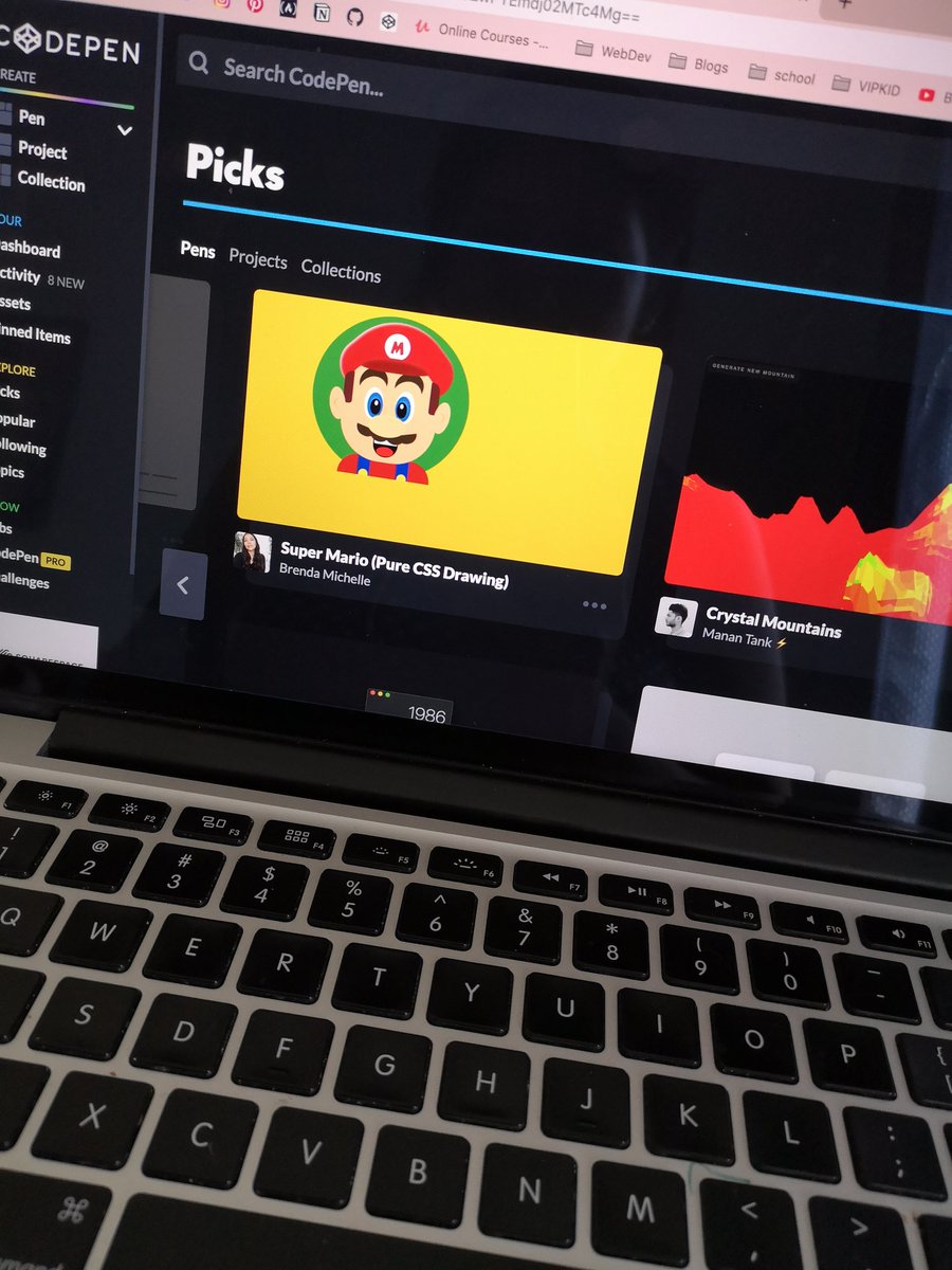 MichellleBrenda's tweet photo. My pen got picked 😍🎉❤️ #CodePen @CodePen #CodeNewbie #WomenWhoCode #CSSDrawing https://t.co/vZzv9Q30KW