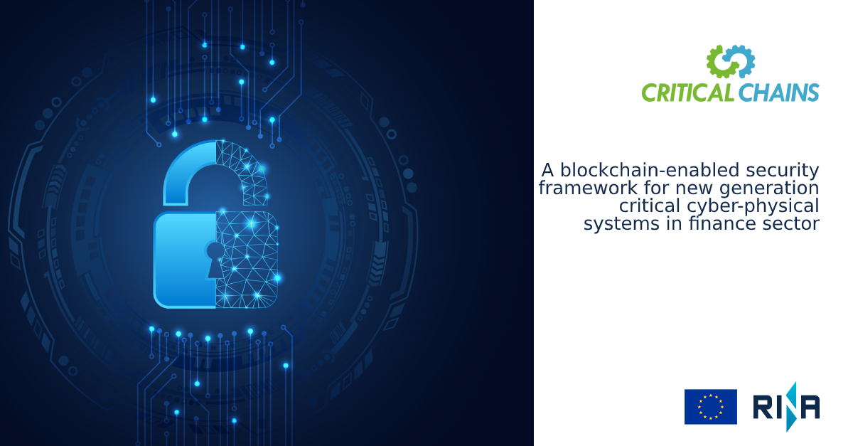 RINA1861's tweet photo. As #financial organizations have moved to the digital world, they need more secure transaction services π¦ @ChainsH2020 aims to create an innovative triangular accountability model integrating the #blockchain technology. Learn how β‘οΈ https://t.co/vrEaVOHT56
#RINAction https://t.co/4KPkrdOcI0