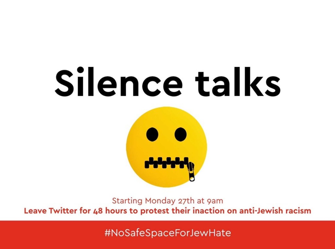 Day 133 and 134 I will be off twitter for 48 hours as an ally.  #NoSafeSpaceForJewHate