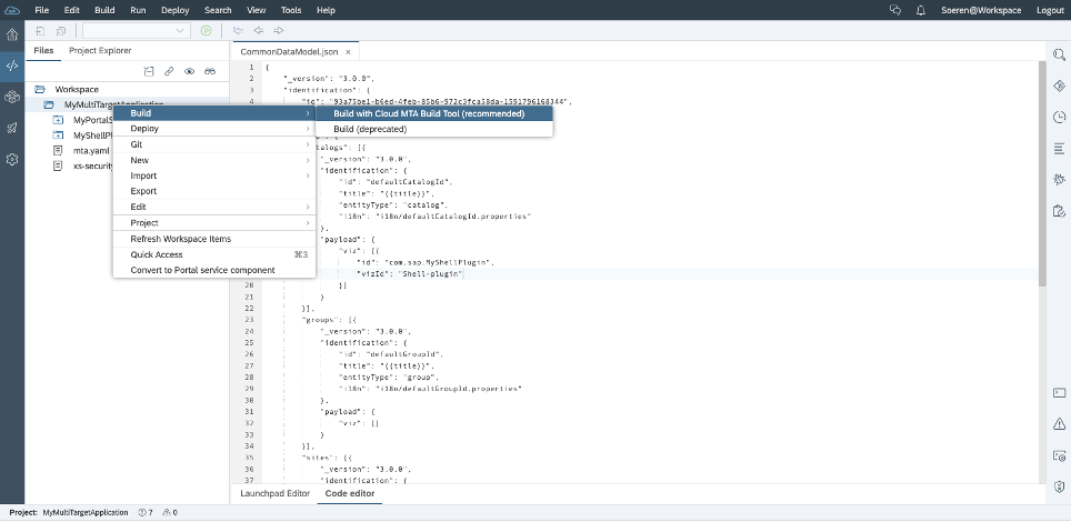 AviadRivlin's tweet photo. [Blog] Developing a Shell Plugin for SAP Fiori launchpad on SAP Cloud Platform, Cloud Foundry environment with SAP Web IDE: https://t.co/Ja1OmTO6f5 #sapcp #sapportal https://t.co/Ka9t9KNIC6