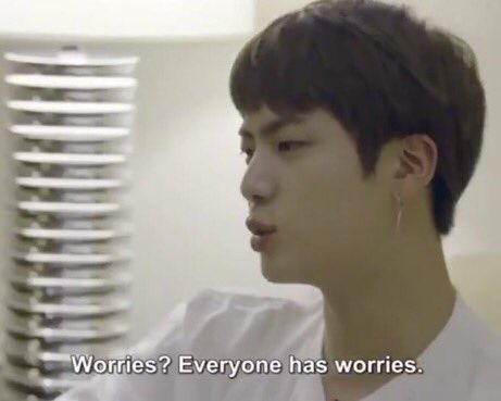 “In our lives, we may experience some hardships. When you’re faced with such things, dont blame yourself”