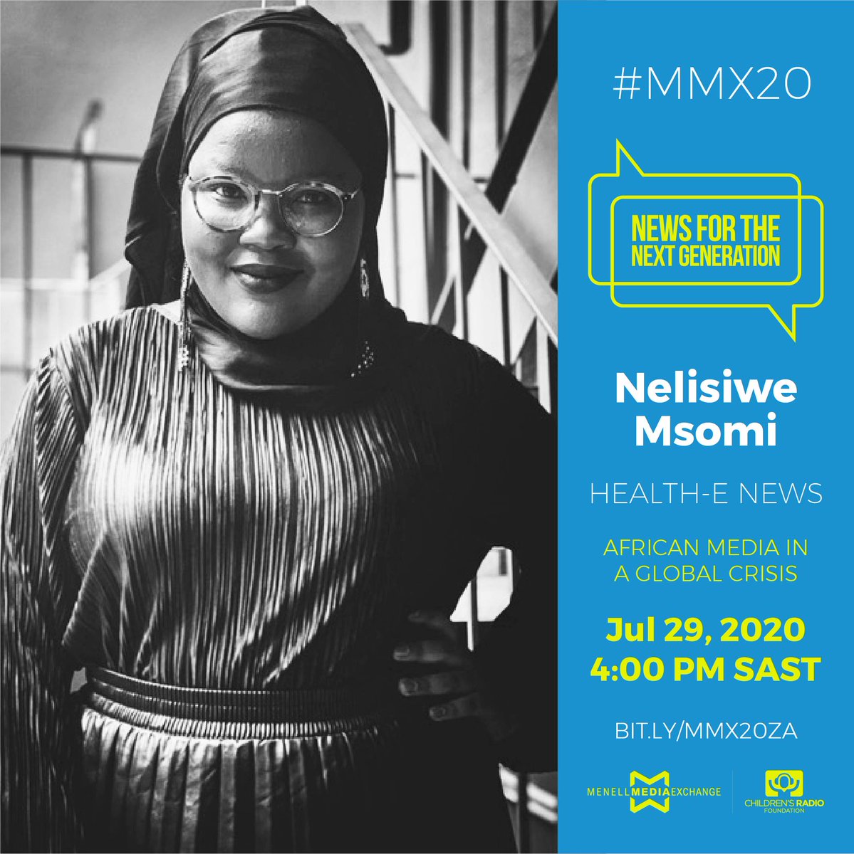 SAMIP_MDIF's tweet photo. Don't miss Wednesday's discussion: African Media In a Global Crisis. Hosted by Children's Radio Foundation (@CRFprojects), featuring the team from @HealtheNews & @TheContinent_, as well as @JamaJack. Register at https://t.co/SLx98txrdp #NewsForTheNextGeneration #MMX20
#MMX20 https://t.co/XrM2xuQxIC