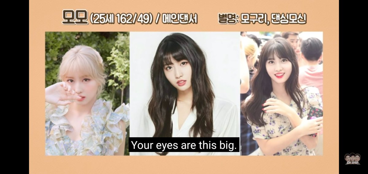 MOMOI'm so sad that they haven't talk about Momo's features that much, they just waste seconds thinking about her look a like. But I love Momo's face structure. Her cheekbones is such a perfection and compliments her face shape.
