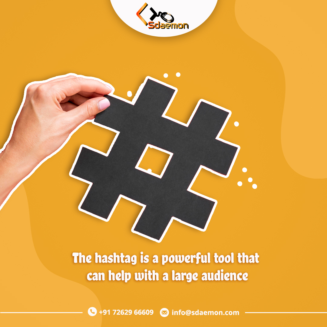 SdaemonAdmin's tweet photo. The hashtags is powerful tool that can help with a large audience. 
#hashtags #sdaemoninfotech #audiance #besttool #socialmedia https://t.co/5mUDH1X4jm