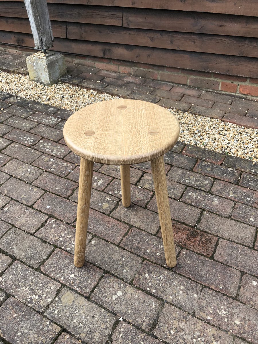 Stablefurniture's tweet photo. All done β
50cm high #StableStool finished with Osmo raw oil. This one will be heading off to its new home in #London later today π¦
#makermonday
https://t.co/dS4kkMrhue https://t.co/NKk9uHmQQh