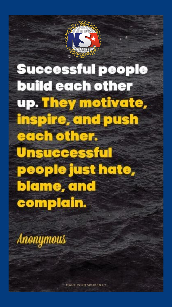 nsaflorida's tweet photo. #MotivationMonday #NSAFlorida https://t.co/3jVcwQZR21