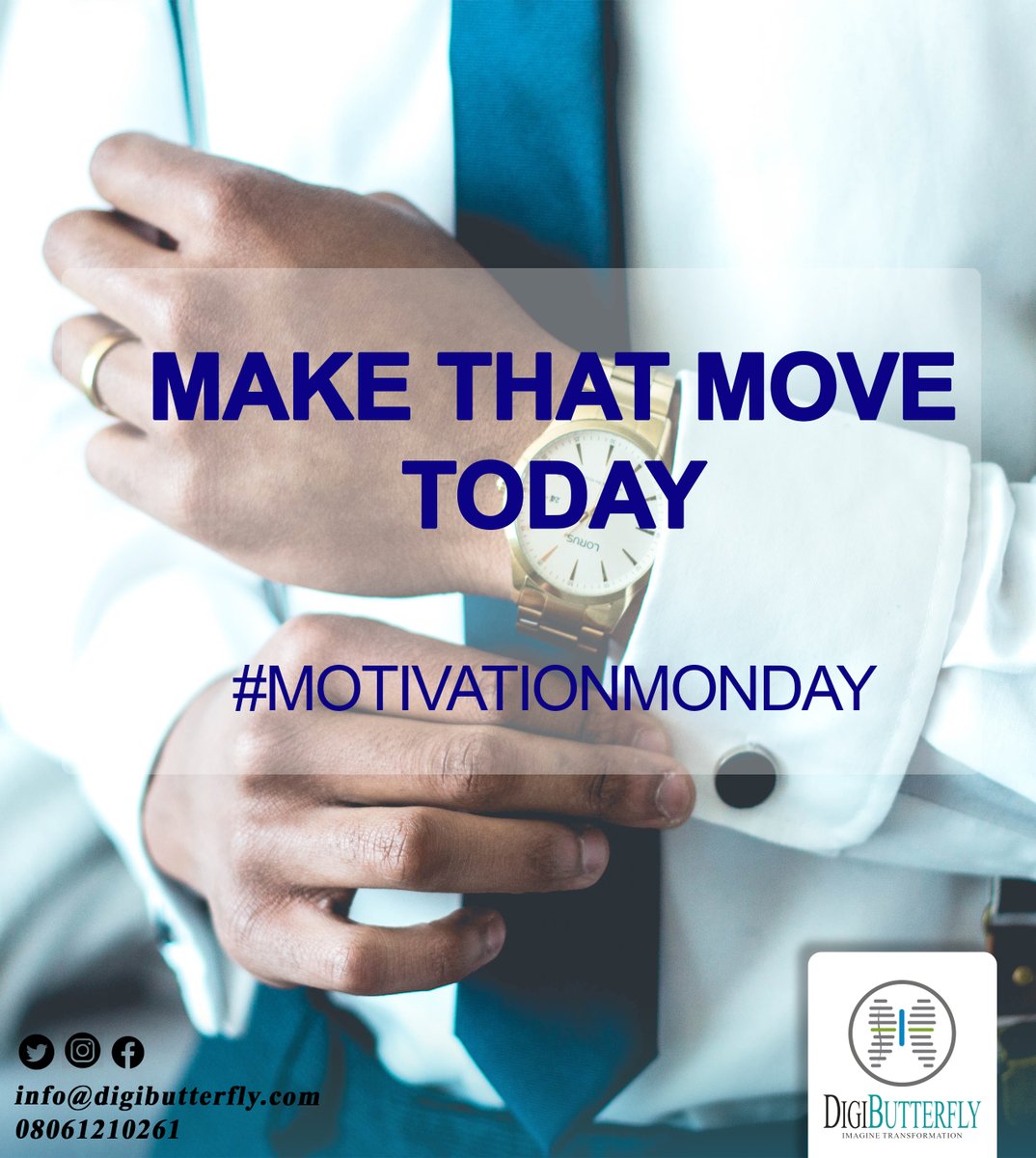 DIGIBUTTERFLYng's tweet photo. Happy New Week! This is what MONDAY stands for at DIGIBUTTERFLY
โฃ
M - Motivated
O - On-brand & original
N - Normalizing Excellence
D - Driven & Daring
A - Authenticity
Y - Yielding optimum results
#digibutterfly #mondaymotivation #digitalmarketing https://t.co/37ClUXr11a