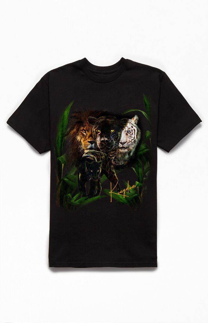 KNGDMCO's tweet photo. PROTECT #WILDLIFE WORLDWIDE! 🦁🐯Retweet this and I’ll comment the discount code // #lion #tiger #jaguar 

https://t.co/ZZrhC6lkek https://t.co/dssatInj2G