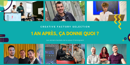 samoanantes's tweet photo. 1 an après la #CreativeFactorySelection où en sont-ils ?
Nous avons posé la question aux lauréats de la saison 6 et on peut dire qu'ils n'ont pas chômé ! 🤓💪
Retrouvez leurs témoignages sur ➡ https://t.co/LkrZoj016t https://t.co/b6gzEehPtU