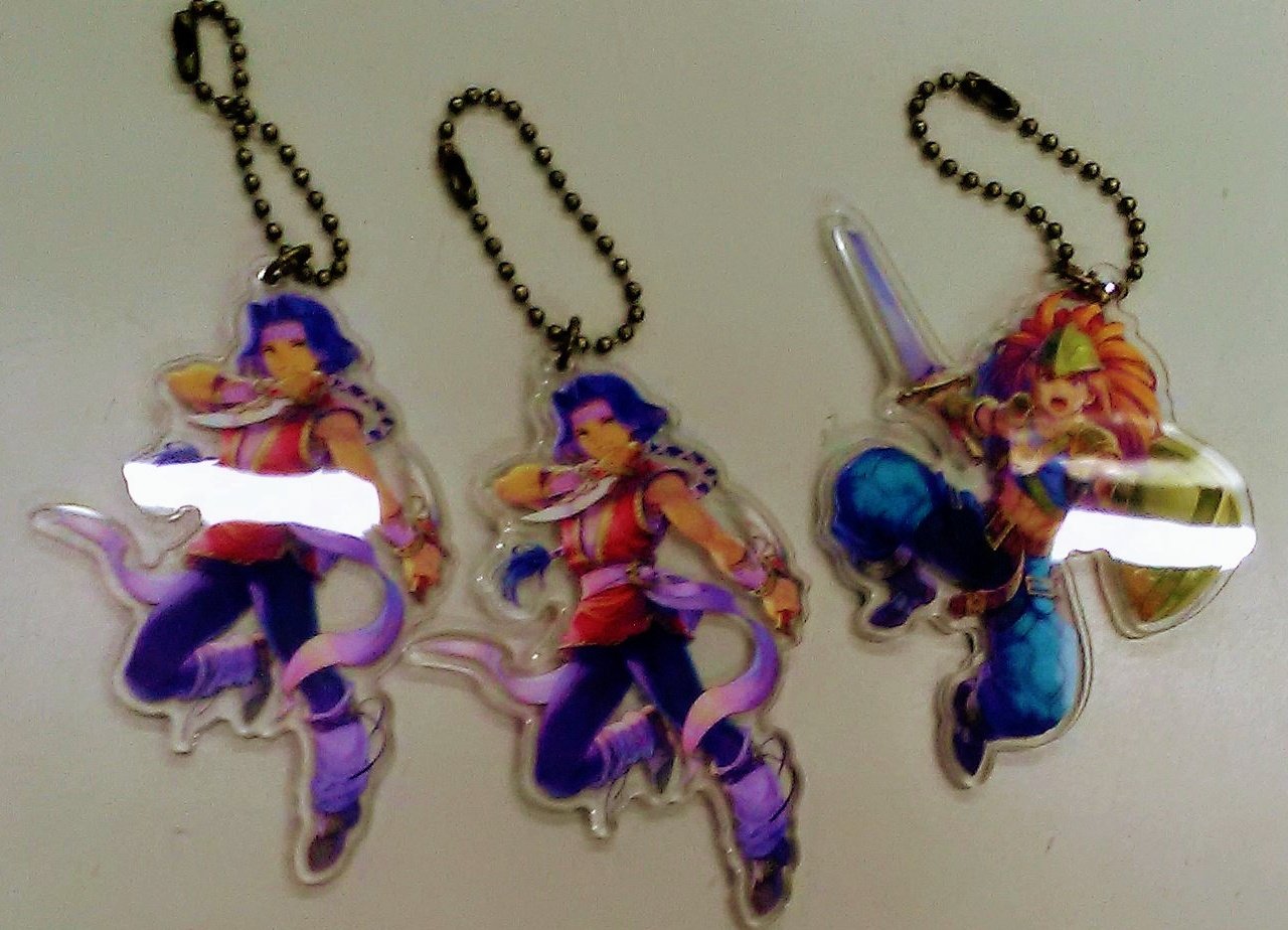 ③アクリルキーホルダー　聖剣伝説　スクエニカフェ　コラボ スクエニカフェ限定 聖剣伝説3 ToM アクリルキーホルダー リース