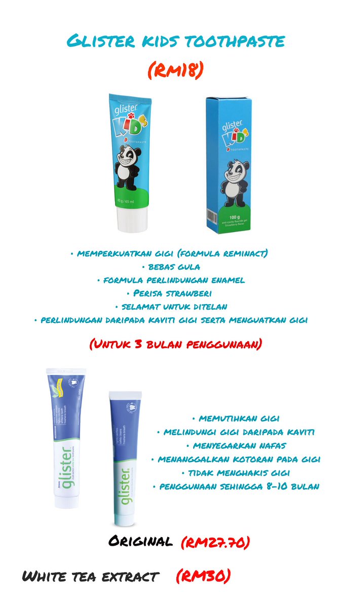 ØªÙÙØªØ± Fmd Ainil Izyan Ø¹ÙÙ ØªÙÙØªØ± Kelebihan Glister Tidak Menghakis Gigi Menghentikan Pendarahan Gusi Menghilang Bau Nafas Kanak Kanak Pun Sesuai Jimat Tahan Lama