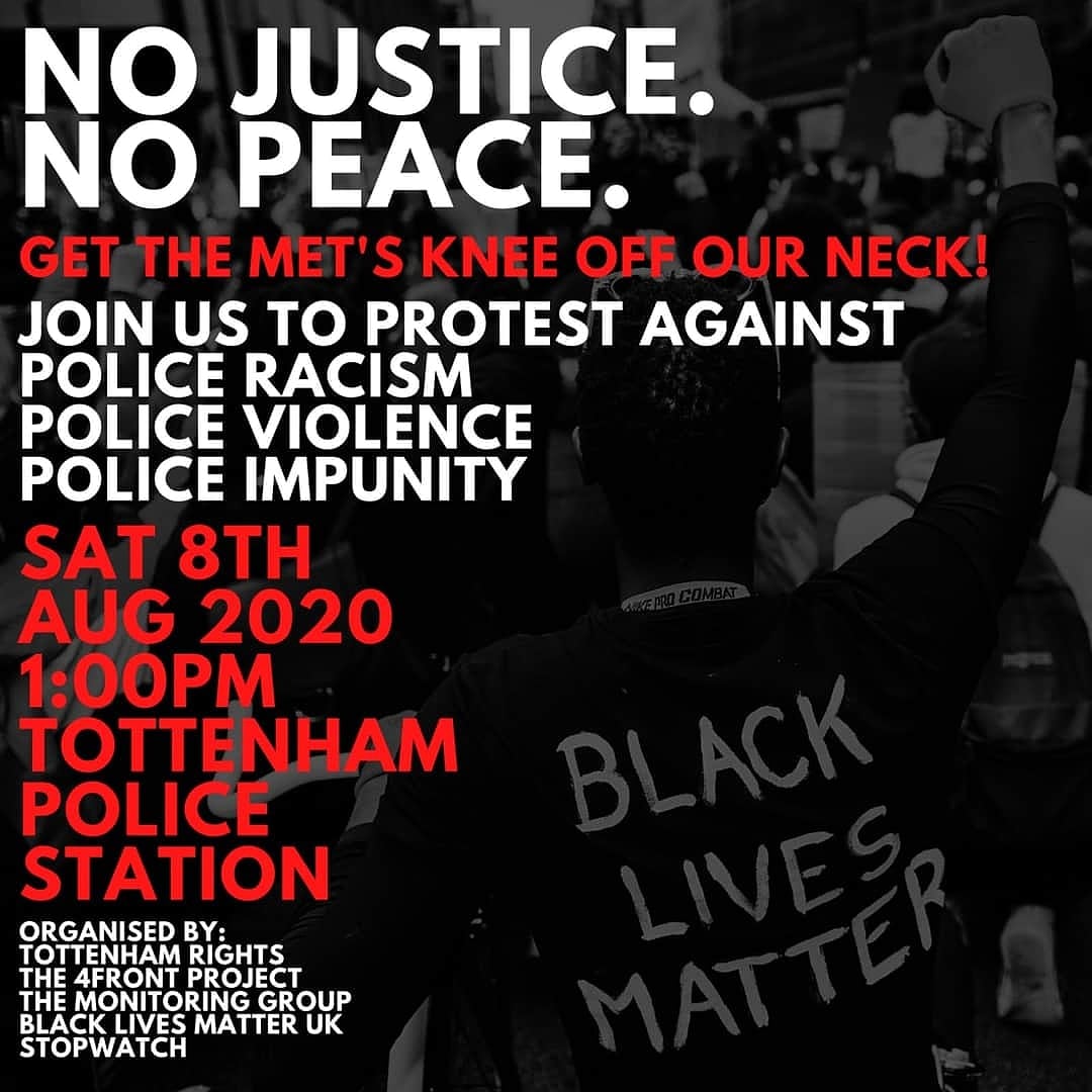 .<a href="/StaffordScott_/">Stafford Scott</a>, #Tottenham OG resisting police racism: "This is the worse I have seen it since the 1980s. It could actually be worse as it is now so commonplace...we cannot wait for another George Floyd to happen in the UK before we decide to make a stand." #BlackLivesMatterUK