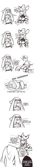 A dumb comic to celebrate Spectre's birthday

#アークナイツ #Arknights  #明日方舟 