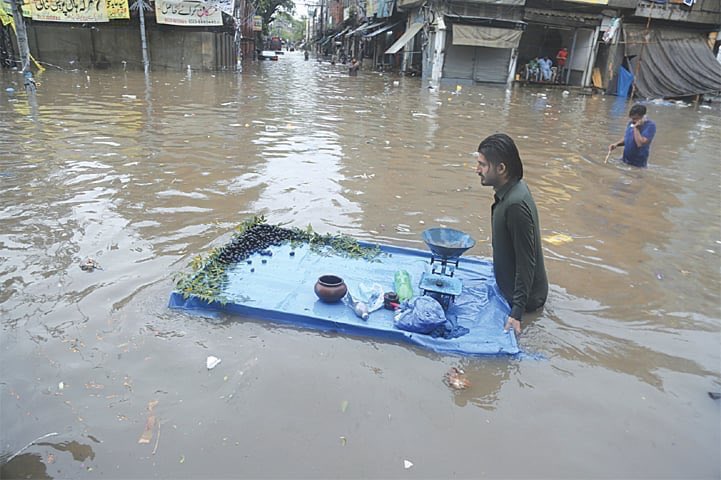 Residents delighted after Lahore’s streets flooded with rainwater - TV channels sing praises of Buzdar government