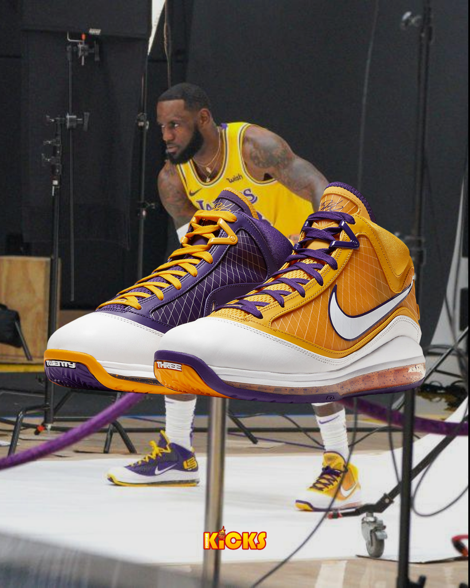 lebron 7 media day on feet