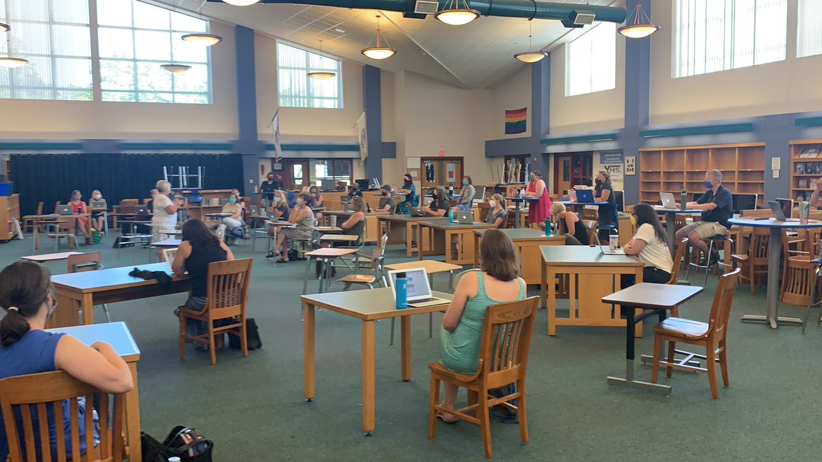 bmenegoni's tweet photo. Teacher design team meeting to plan for 20-21 school year. https://t.co/rVdGZHKhDB