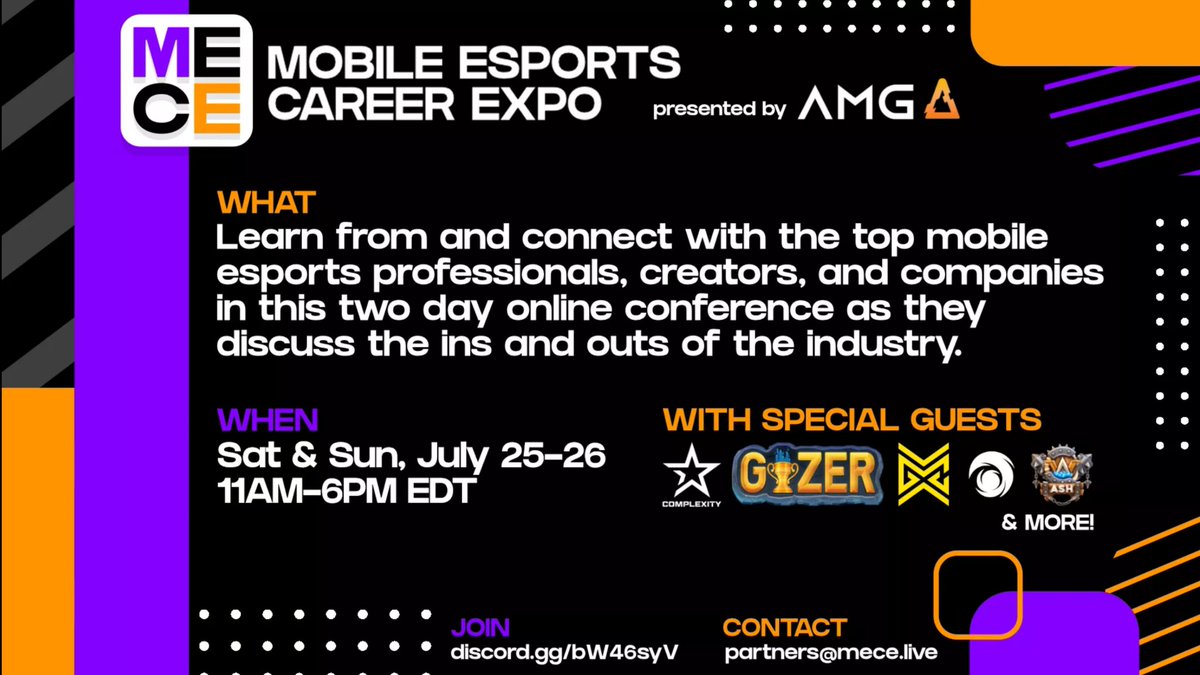 Missed the <a href="/MobileEsportsCE/">Mobile Esports Career Expo</a> ?  

Don't worry <a href="/AMGinfluence/">Aftershock Media Group</a> has got you covered!

Day 1
youtu.be/1rg2_oL975o

Day 2
youtu.be/XWYUM-TrK8k