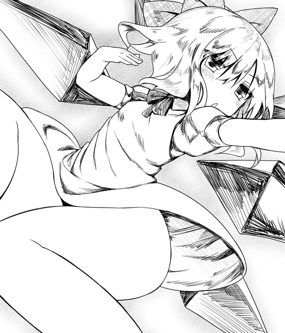 #深夜の真剣お絵描き60分一本勝負
(<・ω・)/ 