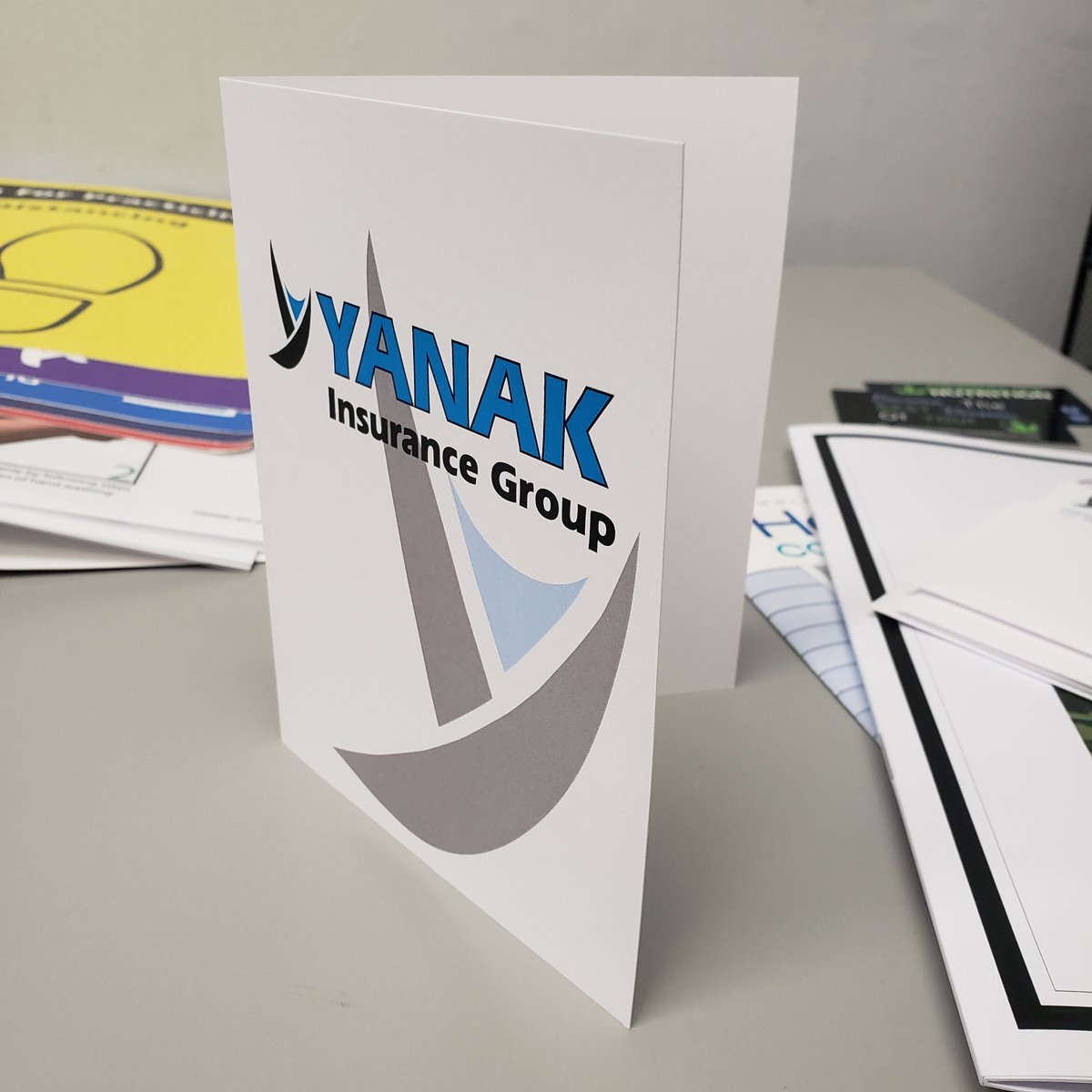 LorisPrinting's tweet photo. Notecard and full color envelopes for Yanak Insurance! https://t.co/0FRLjwuvqu