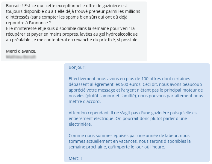 PoF28's tweet photo. Aujourd'hui, j'ai vendu une cuisinière grâce à mes exceptionnelles qualités de commerçant. https://t.co/duHSKV8DNh