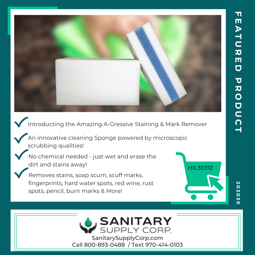 sscinc's tweet photo. A-gressive stain and Mark Remover is your must have for fingerprints, ink, soap scum, rust,  crayon and more!  Just wet and erase the stain away! https://t.co/vSsNFdmjwq https://t.co/SLN9wusp91