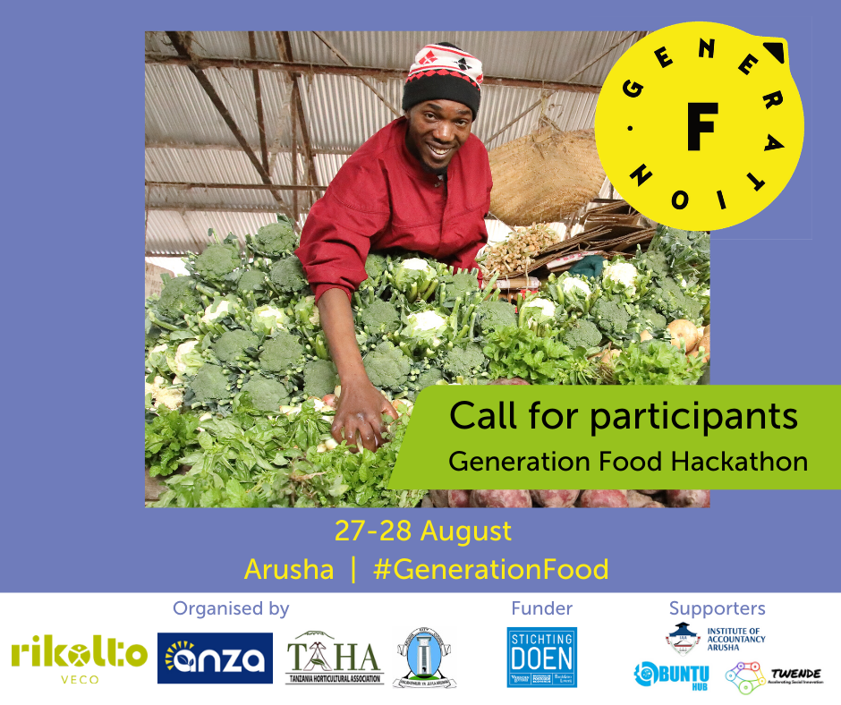 👉 You're a young entrepreneur living near Arusha and you're looking for coaching to develop your innovative ideas? 💡Join the #GenerationFood Hackathon on 27-28 August (Kongamano la vijana wabunifu)

Register here: rikol.to/kongamano

#AfricanCITYFOODmonth #entrepreneurship