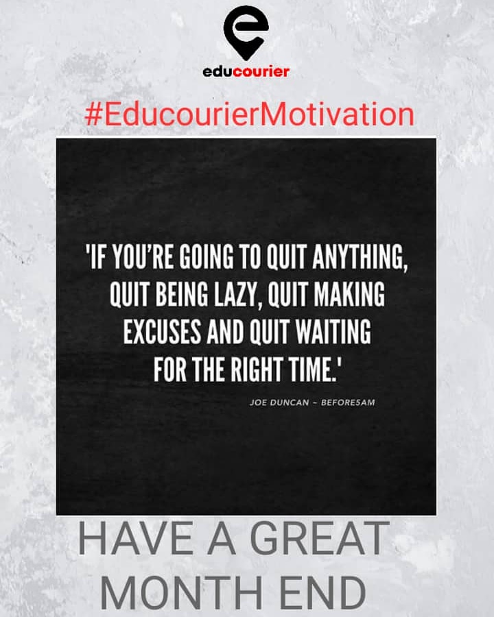 educourierNG's tweet photo. #MondayMotivation
Now is the right time to take that step and make it work. Quit negativity and procastination!
Have a fruitful week😊
#educourier #logisticsbyeducourier https://t.co/1D7di2tZbE