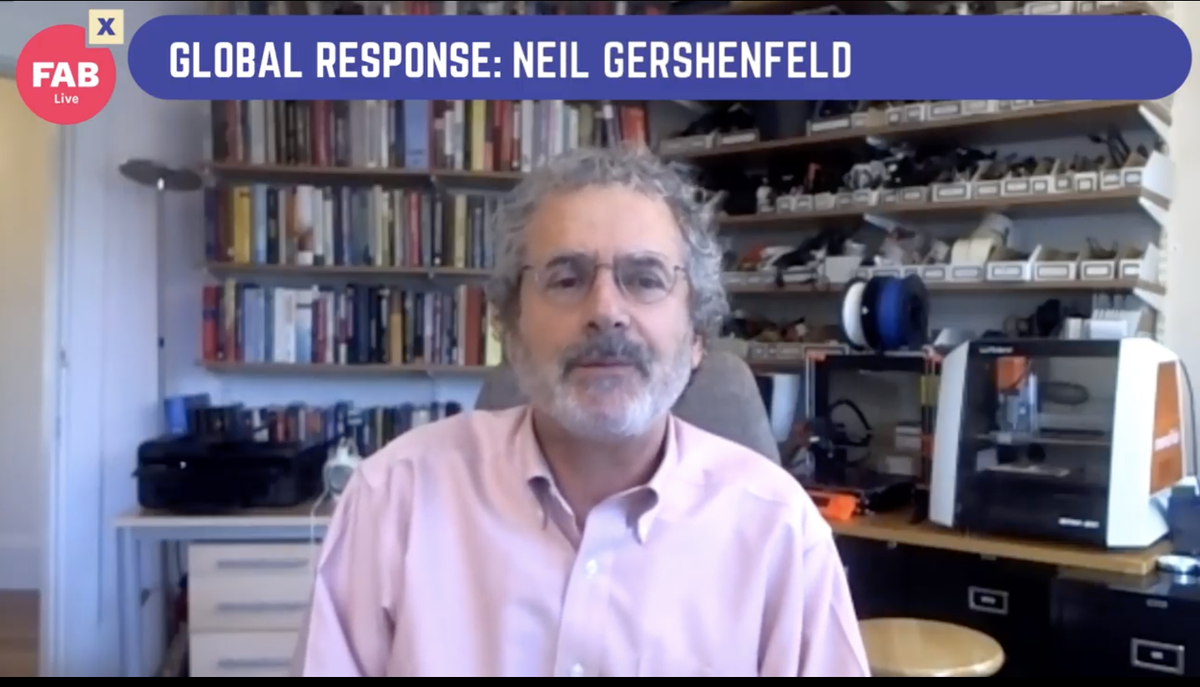 3DEXPERIENCELab's tweet photo. NOW Live of #FabFndnNews on Youtube #FABEvent #CovidResponse with #NielGershenfeld #FabSymposium #FABxLive #3DEXPERIENCELab #Innovation #prototype
https://t.co/Gs3G3QmJEm https://t.co/NMnWkY3Cqr