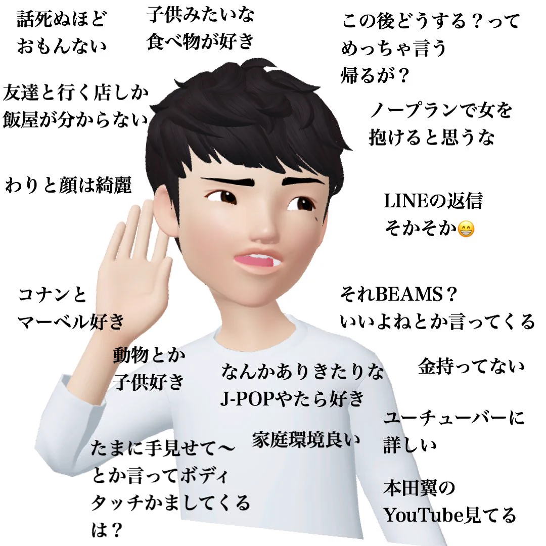 こういう人いる？大学生じゃないのに大学生みたいなツラで生きる男www