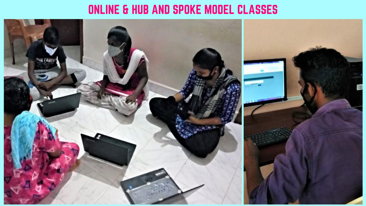 SRFFoundation's tweet photo. #Onlinelearning & #Offlinelearning (Hub & Spoke Model) ways to ensure our local community stays digitally empowered under @CapgeminiIndia Digital Literacy Mission in Chennai, Tamil Nadu.
#DigitalInclusion
#BeResponsible
#WeAlwaysFindABetterWay https://t.co/irCVDVE6UD