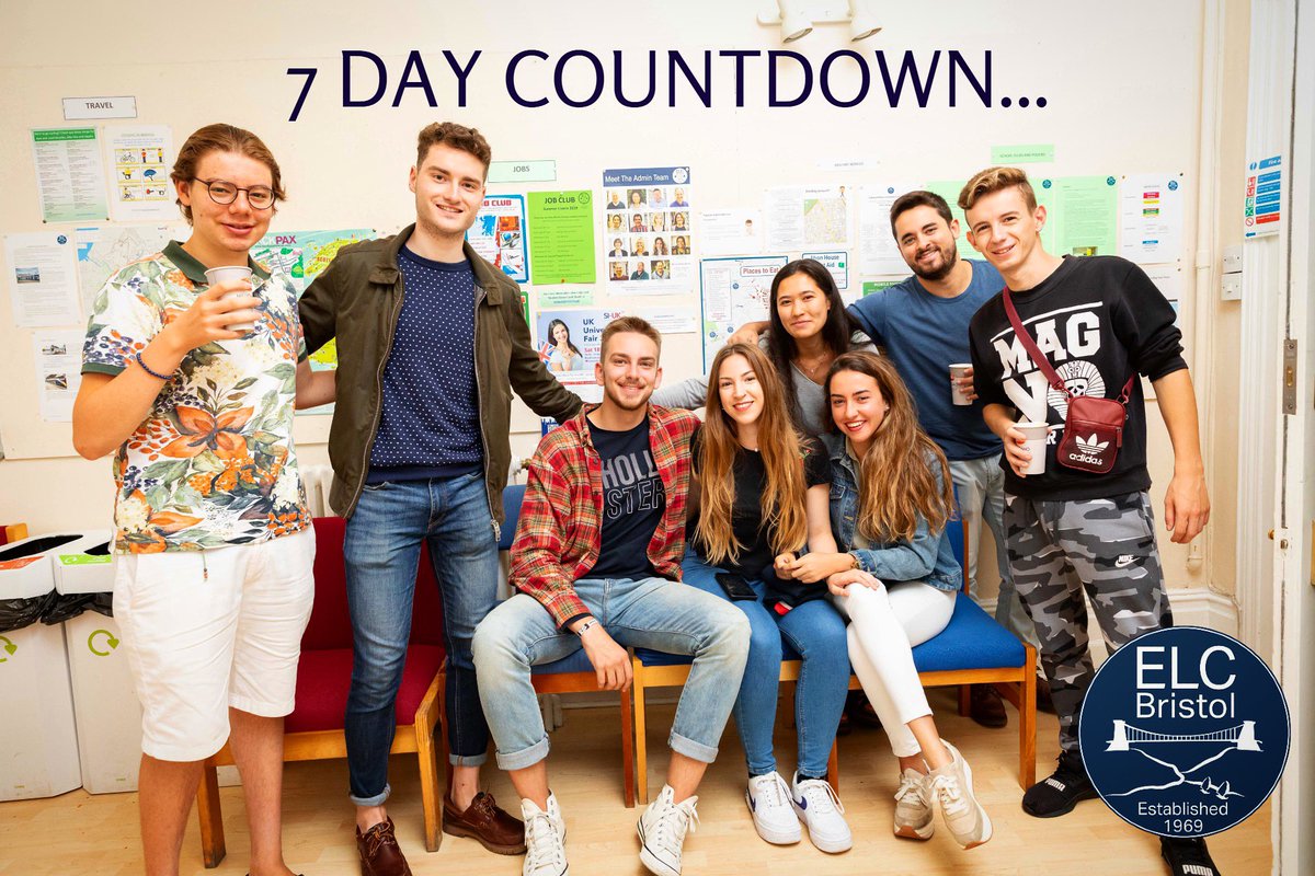 ELCBristol's tweet photo. Just 7 days until we open our doors to students! We can’t wait to see you and wish you safe travels to Bristol ✈️🇬🇧👋 photo taken before social distancing #ukelt #studyenglish #elcbristol #intled https://t.co/bLyUAGjhUc