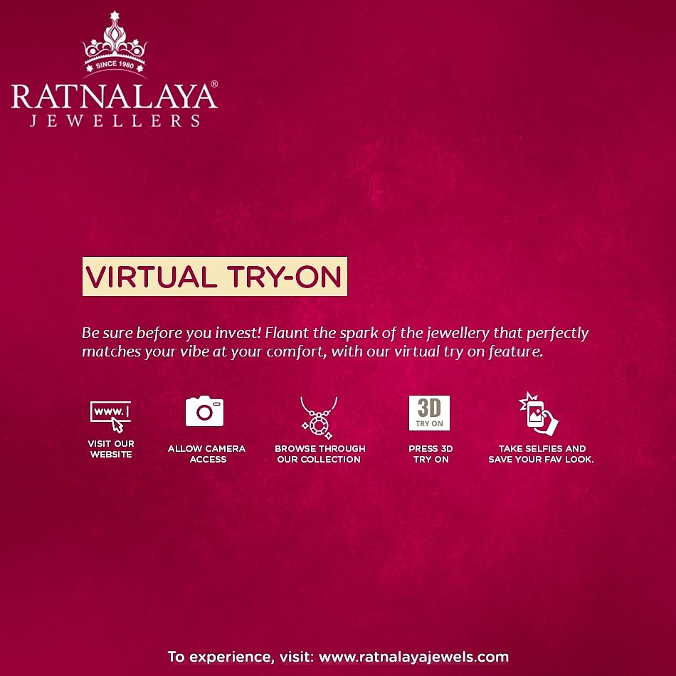 ratnalayajewels's tweet photo. Introducing an all new Try On experience! Flaunt the spark of the jewellery that perfectly matches your vibe at your comfort, with Ratnalaya Jewellers virtual try on feature.
#ratnalayajewellers #jewellery #jewellerystore #mirrar #virtualtryon #tryonfeature #patna #bihar #india https://t.co/nvcEdiFG1w