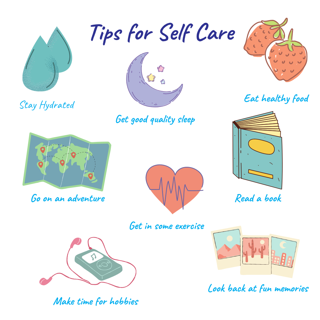 Happy Monday 💙 Here's some top tips for keeping a healthy mind &amp; a happy heart!