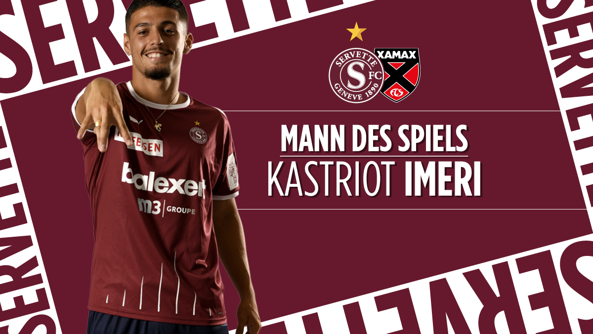 Kastriot Imeri wurde zum Mann des Spiels gewählt!

➡️bit.ly/2X0hEbi

#SFCXAM #ZämeFürServette