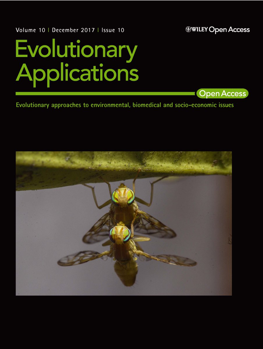 EvolAppJournal's tweet photo. The journal "Evolutionary Applications" is now on twitter! We will be tweeting recently-published papers about evolutionary approaches to environmental, biomedical and socio-economic issues. https://t.co/XFnV8F5nYV Looking forward sharing recent exciting research with you! https://t.co/AFEpPOwAvT