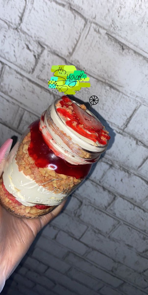 SRushco's tweet photo. Hello my SugarRush Co Supporters!! July 30th is NATIONAL CHEESECAKE DAY. What better way to celebrate this day with SugarRush Co cheesecake Jar. Value Price $48. SALE PRICE $25. YES!! 4 Jars for $25. DM now to place your orders now. Pre Order Package Deal Sale ends 7/29. https://t.co/6wxzoA2Atm