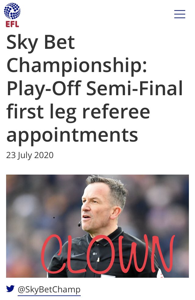 thehouseelf's tweet photo. Whichever #circusmaster at the @EFL that decided it was a good idea to appoint #Bonzo to the #LibertyStadium last night - should be reported to #HR for failure to exercise their duties #fairly and #correctly #SWABRE @SkyBetChamp #joke https://t.co/K6ZdkLo00W