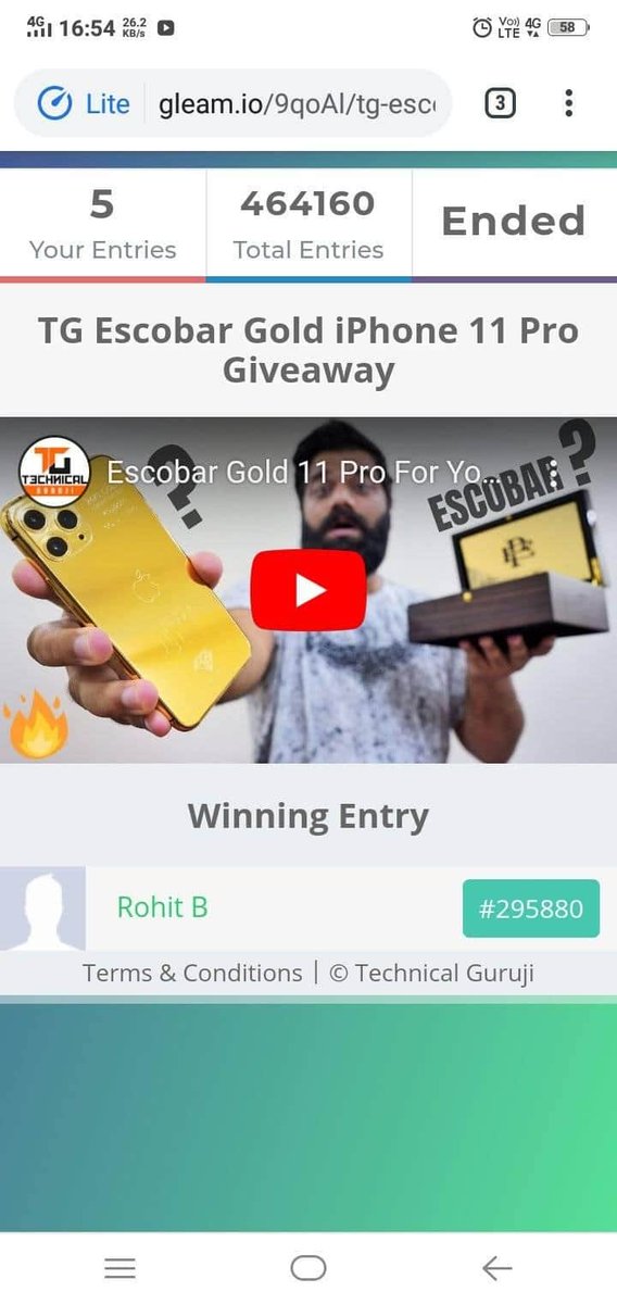 Techbomb6's tweet image. #FakeGiveaway
Must read 
How they are fooling us 😂😂😂😂
Technical Guruji 
Fake × 100
Original Giveaway dekh lo frandsss.
Rohit B-Lucky boy.
PROOF
pastebin.com/SiU5xUz1

@TechnicalGuruji
@CarryMinati 
@beebomco
@phoneradarblog 
@sharmajitech @xdadevelopers 
@ytcreators