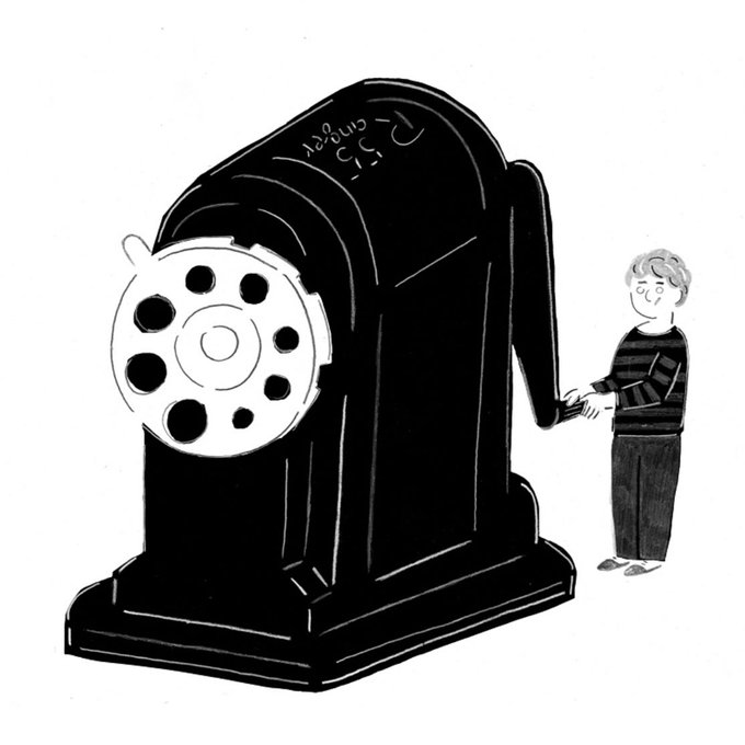 まだ一度も仕事で描いたことのない鉛筆タッチ。 