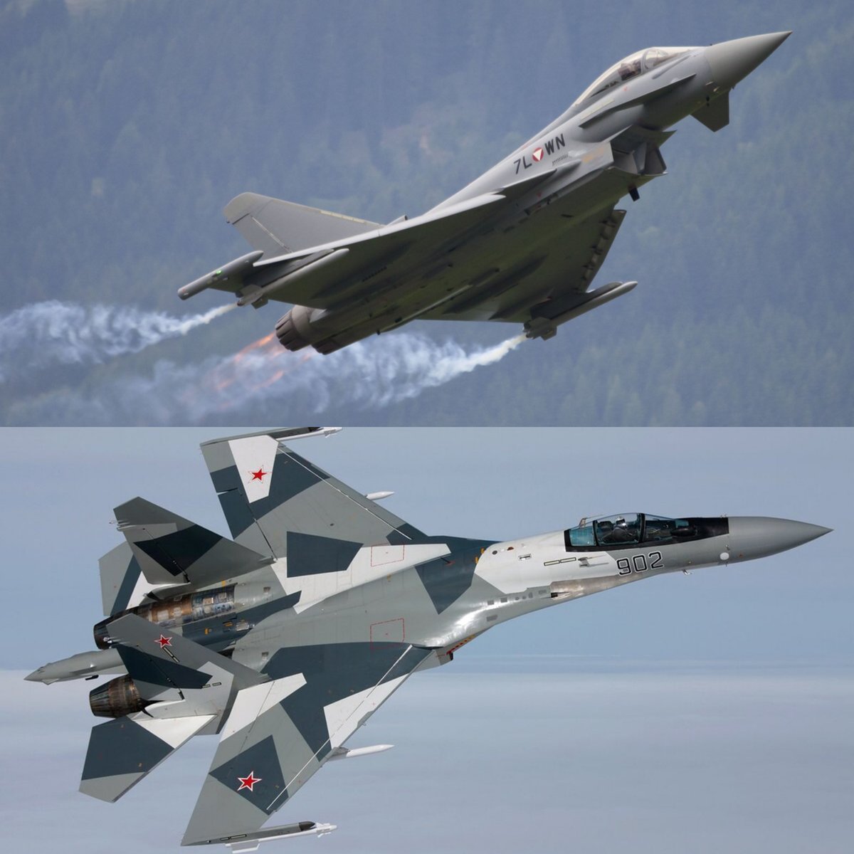 DefenseMirror's tweet photo. Link to our new video "Fighter Jet Choice for Indonesia- Used Austrian Eurofighters over Russian Su-35s?"-https://t.co/2ODFreA9Hv
@mod_russia @Kemlu_RI @officialptdi @MFA_Austria @AustriaUN #SU35 #eurofighter #Tranche1 #FighterJet #Indonesia #Austria #Russia https://t.co/ZDQXuqOmmM