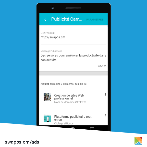 swappsads's tweet photo. Showcase up to 10 products or services in a single Carousel #Ad. Each item open a specific link or the same when clicked. Get a website with the content of a Facebook Page now ➡️ https://t.co/rB12YM5WSz https://t.co/27Q1qws4Uf