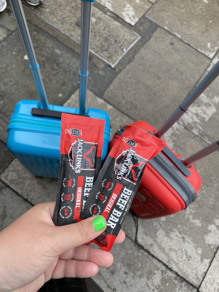 Have you tried the new Jack Links beef jerky bars? They are perfect when you’re on the go and have a train to catch. Only 65 calories, gluten free, and only has 6g of sugar per bar. They also come in two flavours, original and sweet &amp; hot.