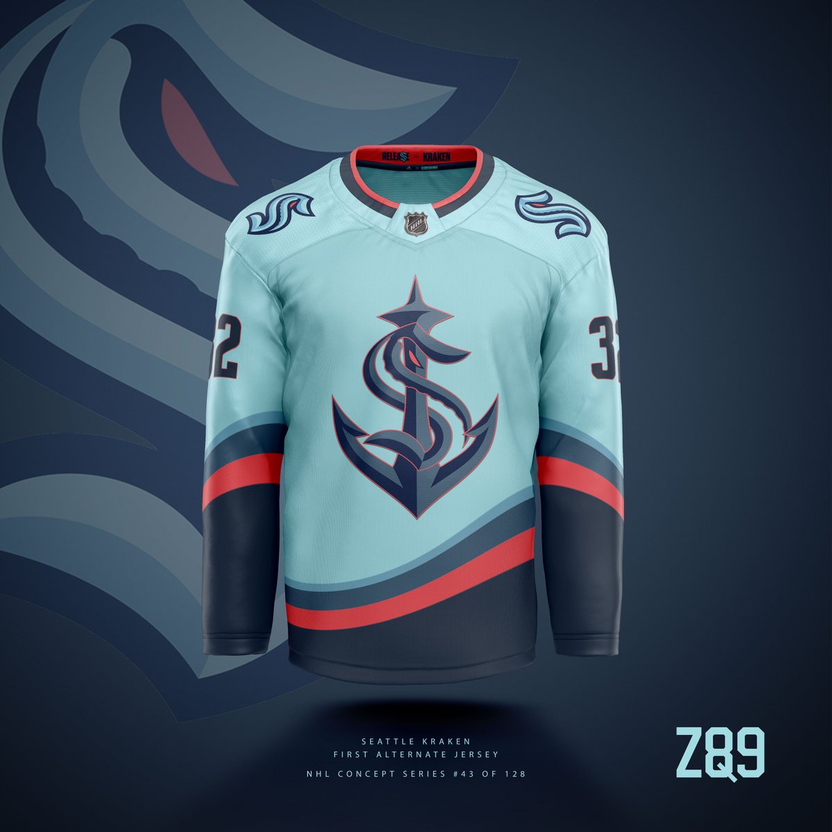 kraken alternate jersey